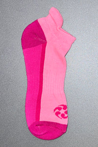 Suitably Sporty sports socks (single pair) - Pink plain