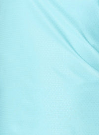 Lucky in Love Pleats Sleeveless Top - Capri Aqua