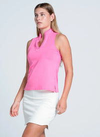 Lucky in Love Pleats Sleeveless Top - Taffy Pink