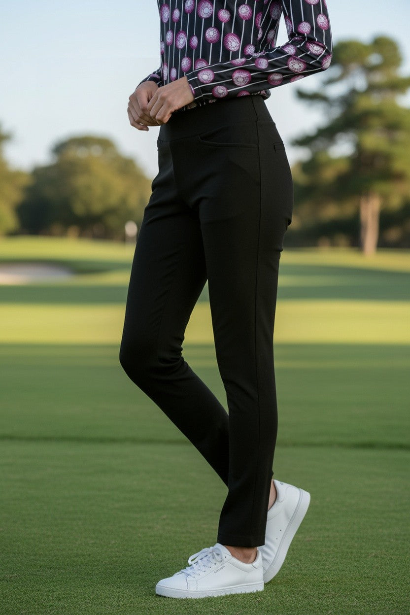 JRB Pull-on Stretch Trousers - Black