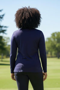 JRB 1/4 Zipped Mid Layer - Navy