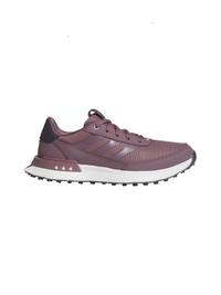 Adidas Womens S2G Spikeless 24 Golf Shoes - Shadow Fig/Shadow Fig/Sandy Pink