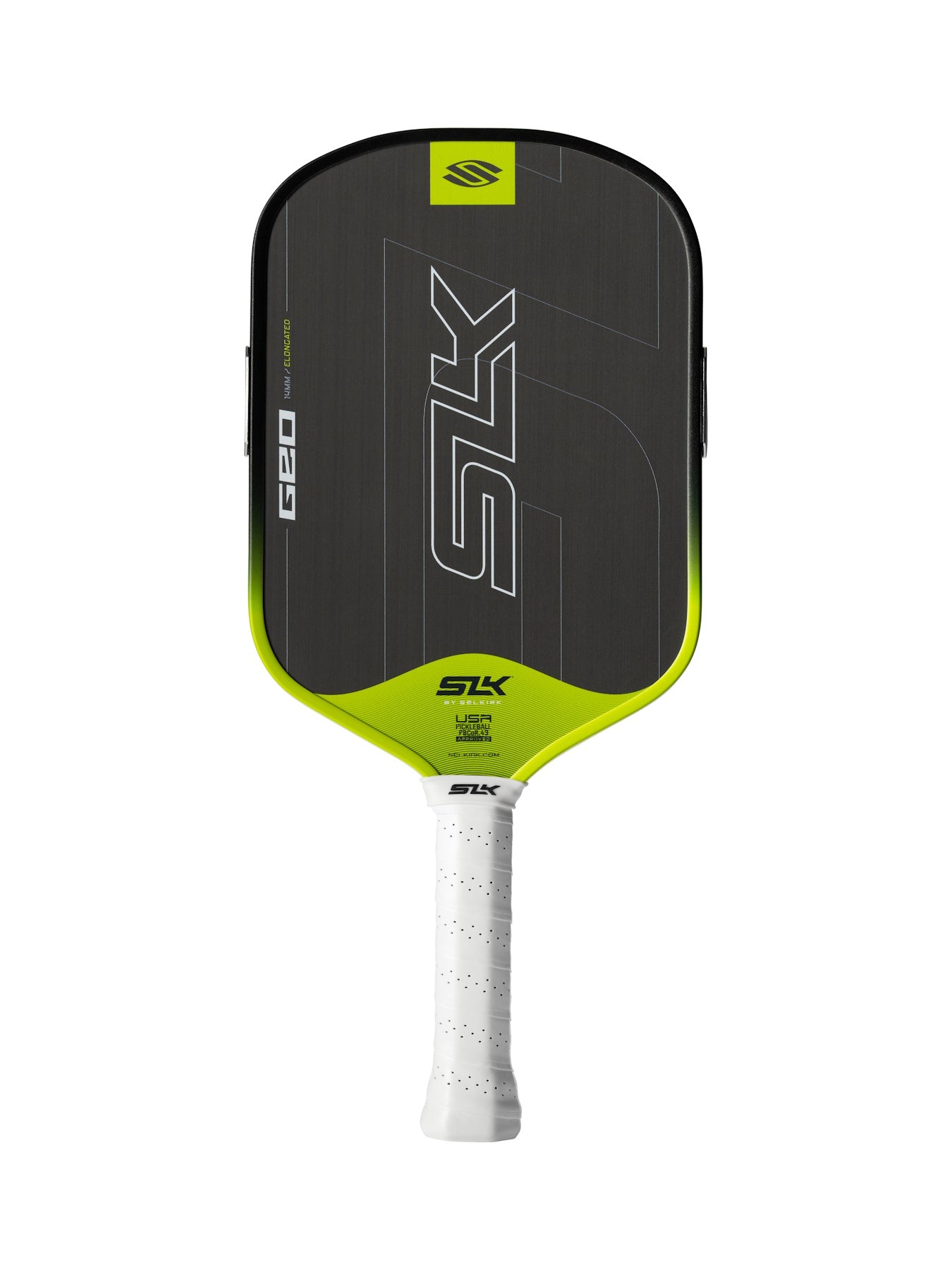 Selkirk SLK Geo Elongated pickleball paddle - Black/Volt Green
