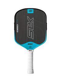 Selkirk SLK Geo Widebody pickleball paddle - Black/Cyan Blue