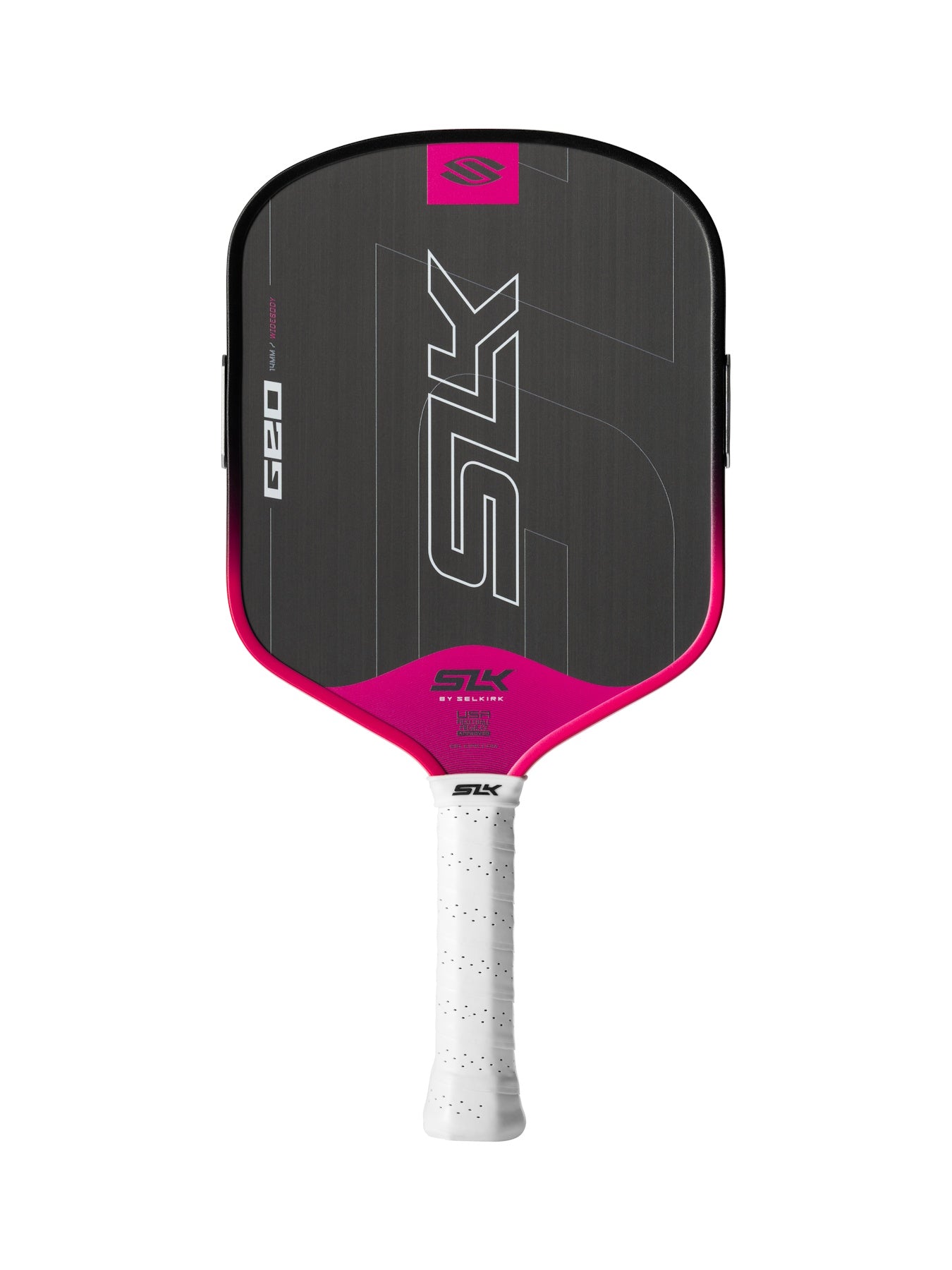 Selkirk SLK Geo Widebody pickleball paddle - Black/Pink