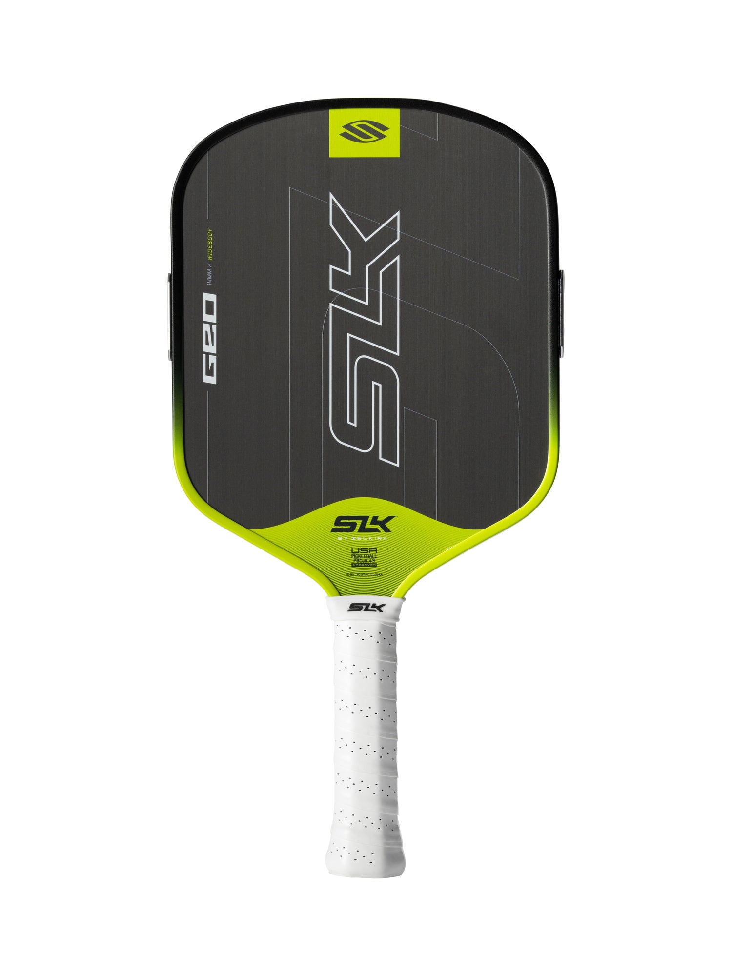 Selkirk SLK Geo Widebody pickleball paddle - Black/Volt Green
