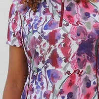 Famara Art short sleeved top - Anemone