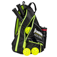 Franklin Pickleball Sling bag - Black with Optic yellow