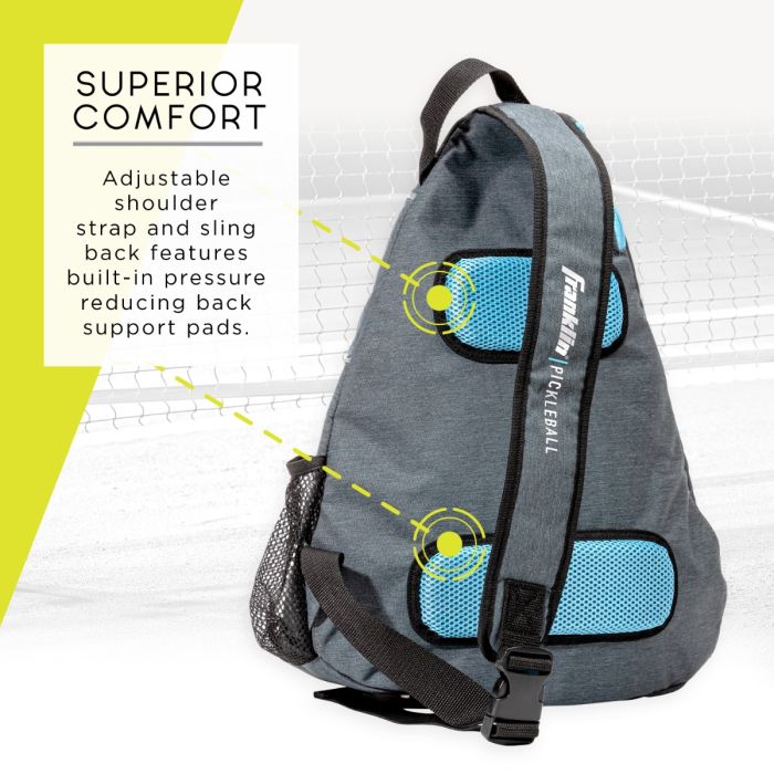 Franklin Pickleball Sling bag - Grey & Blue