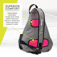 Franklin Pickleball Sling bag - Grey with pink