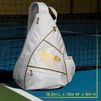 Franklin Pickleball Sling bag - White with gold