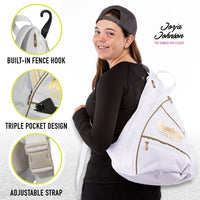 Franklin Pickleball Sling bag - White with gold