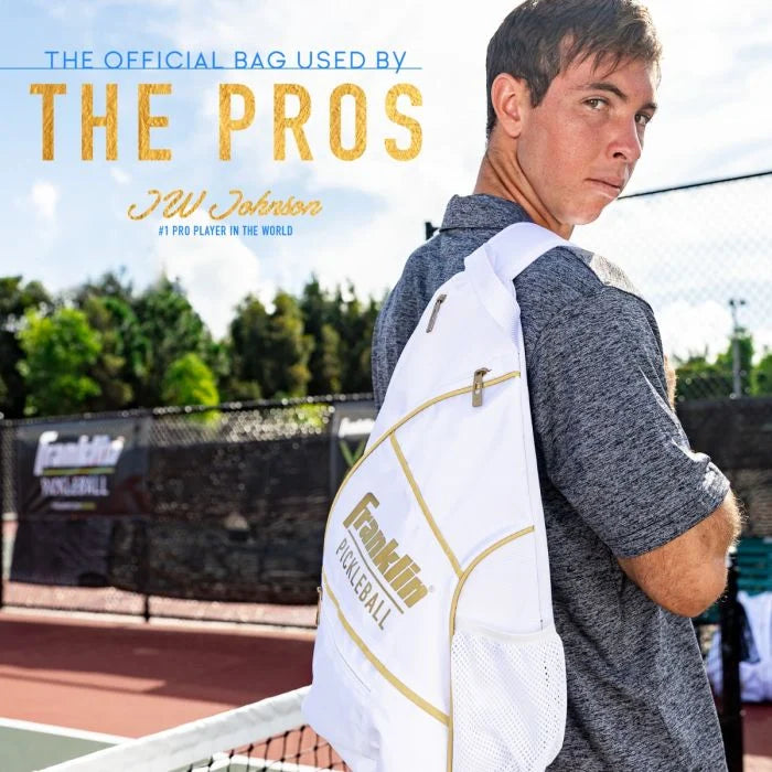 Franklin Pickleball Sling bag - White with gold