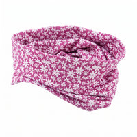 JRB Snood - Fuchsia Ditsy Flowers