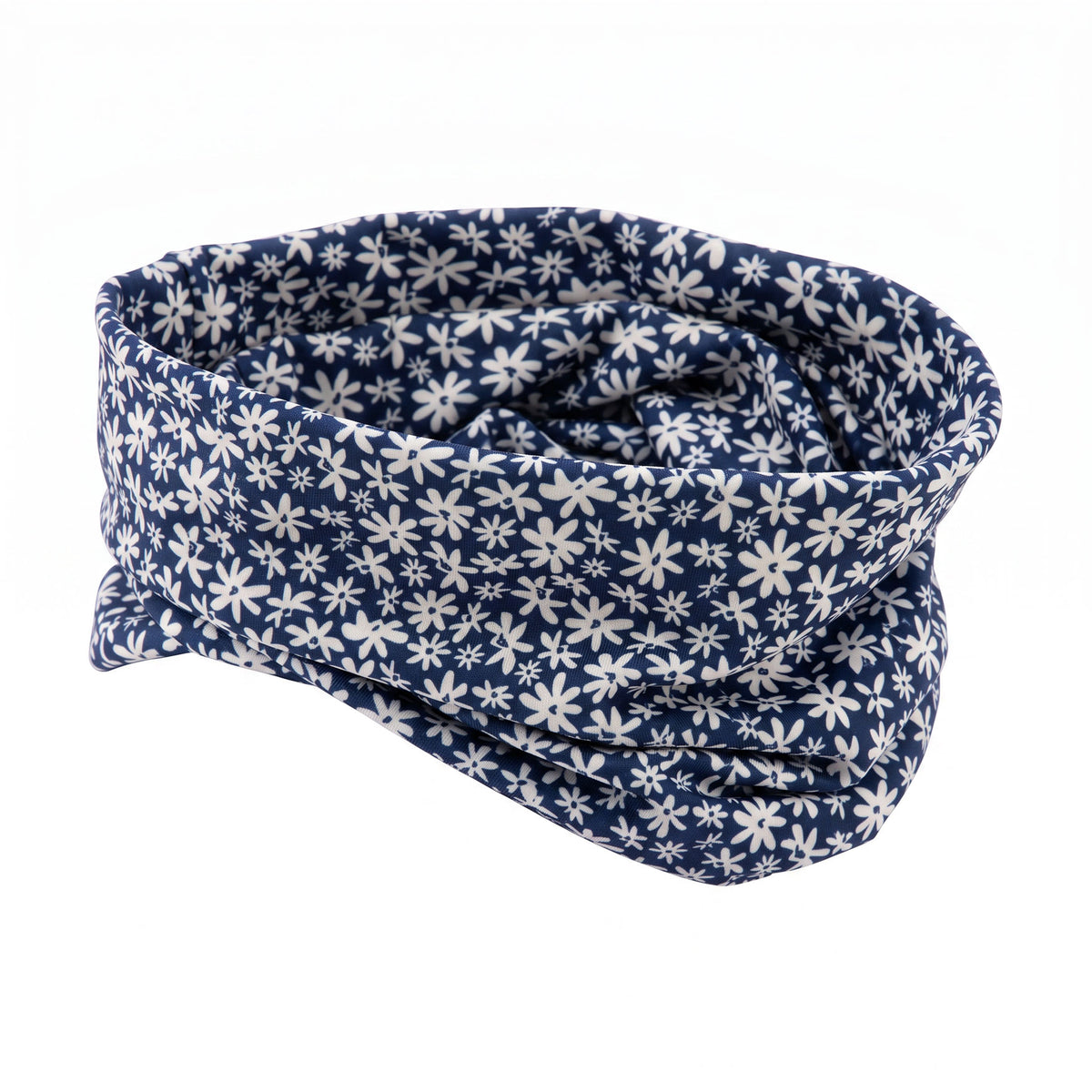JRB Snood - Navy Ditsy Flowers