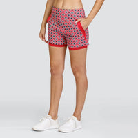 Tail Slice shorts - Sphere red