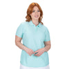 Nancy Lopez Tempo short sleeved polo - Ice