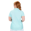 Nancy Lopez Tempo short sleeved polo - Ice