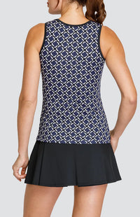 Tail Joely tank - Chain Geo Navy