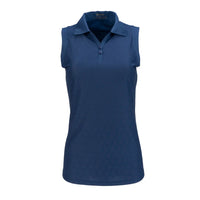 Nancy Lopez Tempo sleeveless polo - Navy
