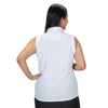Nancy Lopez Tempo sleeveless polo - White