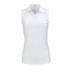 Nancy Lopez Tempo sleeveless polo - White