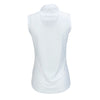 Nancy Lopez Tempo sleeveless polo - White
