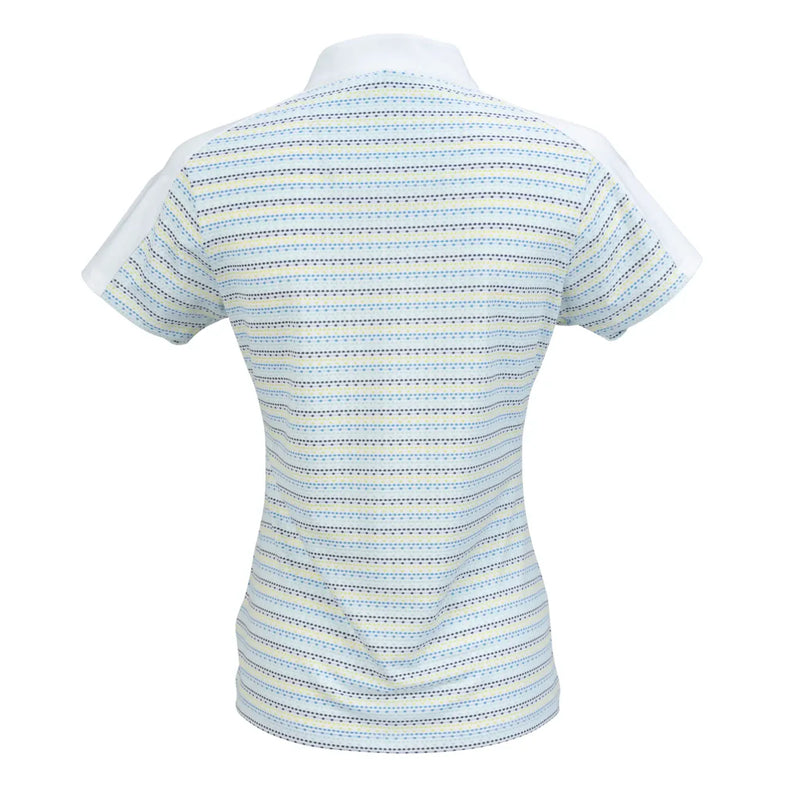 Nancy Lopez Triumph short sleeved polo - White multi
