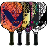 Vulcan V530 Power pickleball paddle - Gold Lazer