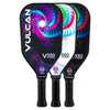 Vulcan V550 Hybrid pickleball paddle - White Entropy