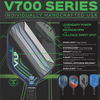 Vulcan V730 Max pickleball paddle - Loong Circuit