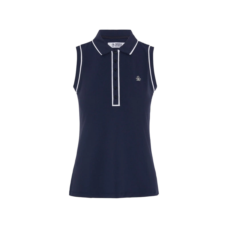 Original Penguin Veronica Sleeveless top - Black Iris (dark navy)