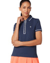 Original Penguin Veronica Short Sleeved top - Black Iris (dark navy)