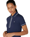 Original Penguin Veronica Short Sleeved top - Black Iris (dark navy)