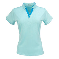 Nancy Lopez Vine short sleeved polo - Ice Multi