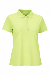 JRB Pique Short Sleeved Polo - Lime