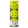 Franklin Sports indoor X-26 pickleball balls (pack of 3) - Blue or Lime green