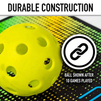 Franklin Sports indoor X-26 pickleball balls (pack of 100) - Blue, yellow or Lime green