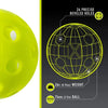 Franklin Sports indoor X-26 pickleball balls (pack of 100) - Blue, yellow or Lime green