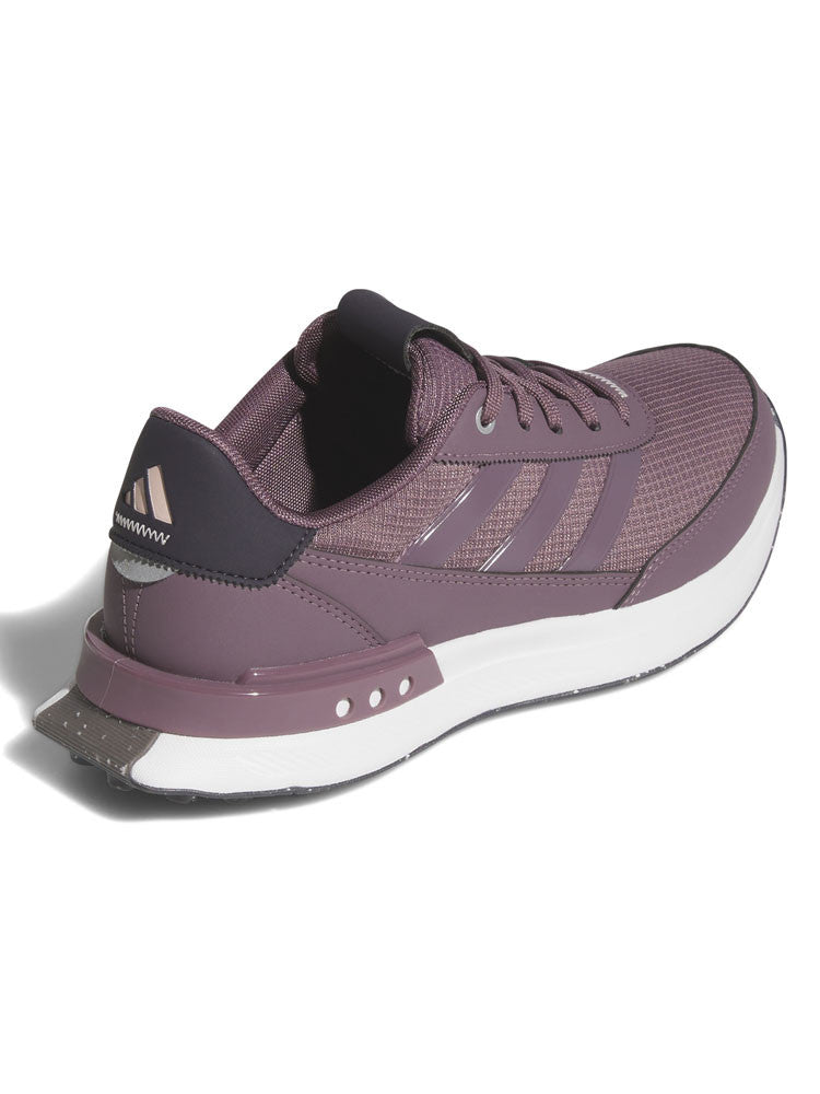 Adidas Womens S2G Spikeless 24 Golf Shoes - Shadow Fig/Shadow Fig/Sandy Pink