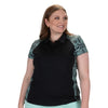 Nancy Lopez Sol short sleeved polo - Black multi