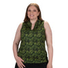 Nancy Lopez Sonora sleeveless polo - Black multi