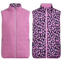 JRB padded reversible gilet - Fuchsia