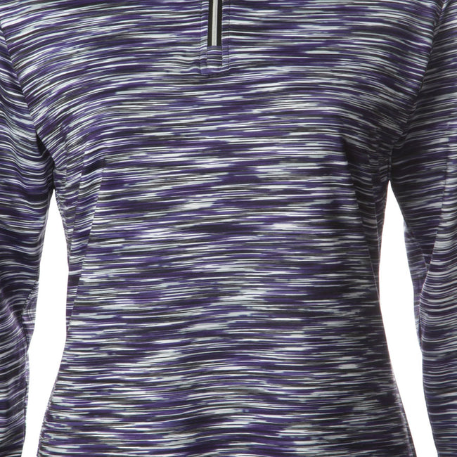 JRB 1/4 zipped mid layer - Prism Purple marble