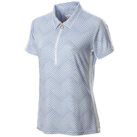 JRB short sleeved shirt - Glacier blue dot