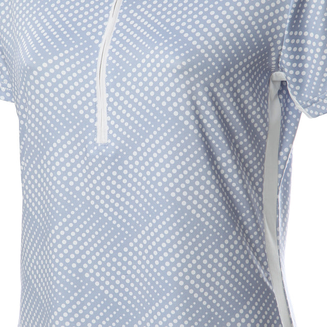 JRB short sleeved shirt - Glacier blue dot