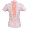 Nancy Lopez Agava short sleeved polo - Quartz multi