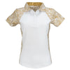 Nancy Lopez Congo short sleeved polo - White multi