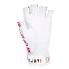Nancy Lopez Half Finger Golf Glove (left and right hands) - Cherry