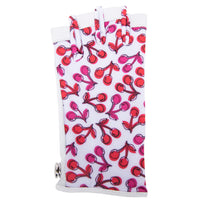 Nancy Lopez Half Finger Golf Glove (left and right hands) - Cherry